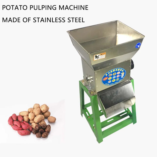Commercial Potato Refining Pulping Machine Stainless Steel Powder Grinder Multifunctional Pulping Machine
